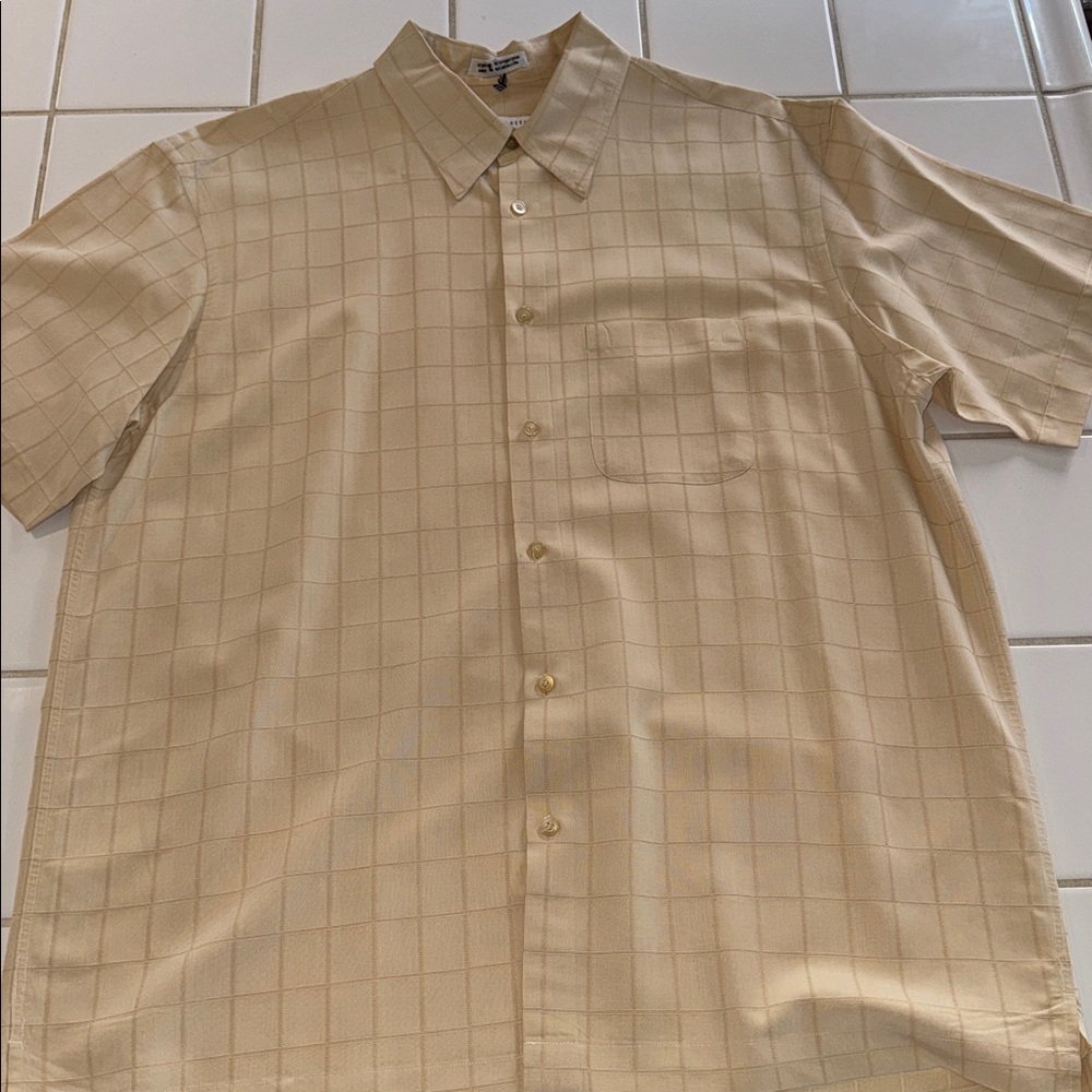 Geoffrey Beene men’s short sleeve size L 🐈‍⬛